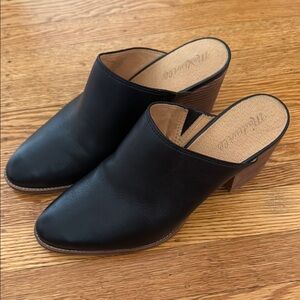 Madewell black mules